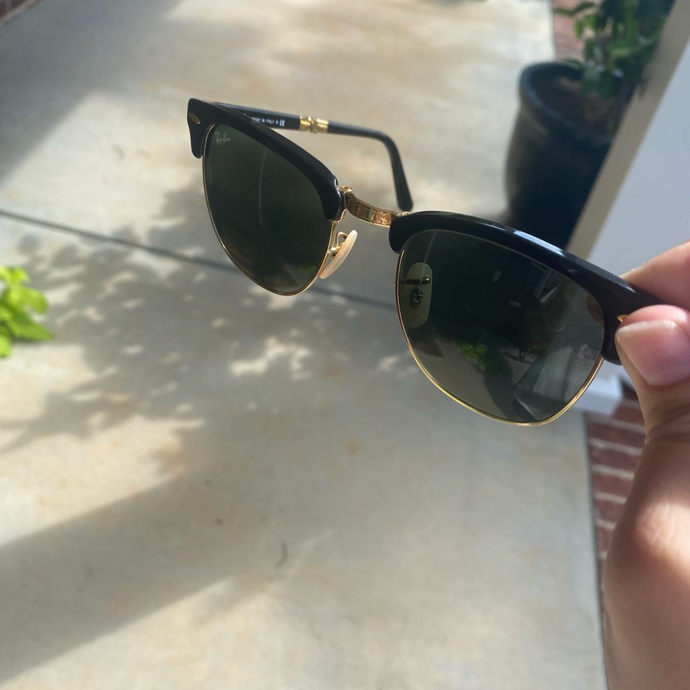 Authentic Ray-Ban Clubmaster Folding Sunglasses